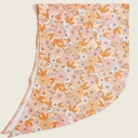 J Crew Zinnea Floral Warp Sarong Skirt Cover-up Beach Swim SM/MED - Picture 3 of 11